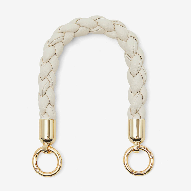 Beige wristlet for phone
