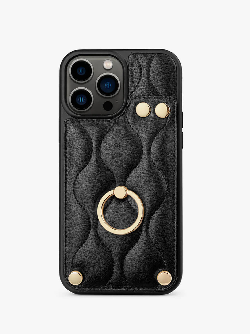 Black Puffy iPhone Case