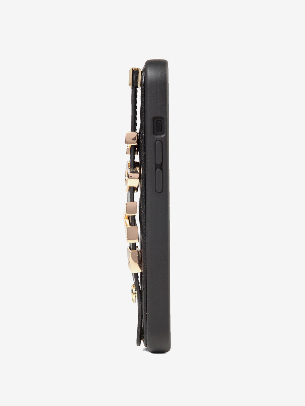 Custype Holder iPhone case with Alphabet Black 01