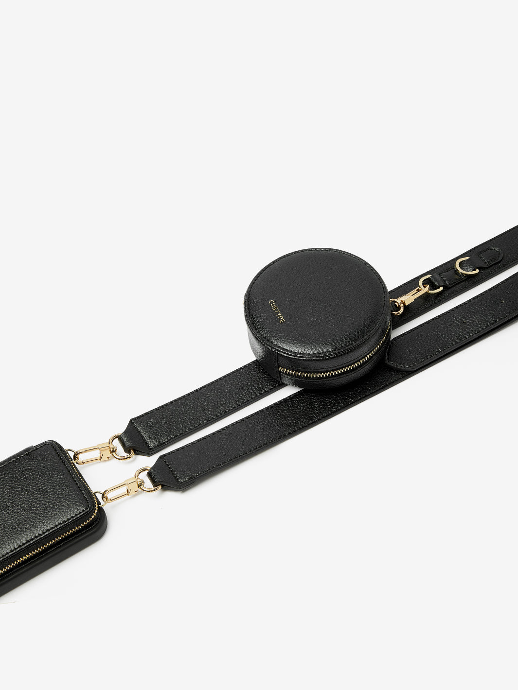Custype crossbody iPhone case with Round bag black-03