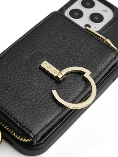 ZipPouch- Wallet Case-black