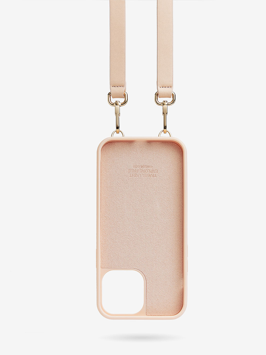 Custype Triangle-Argyle iPhone crossbody case in pink-04