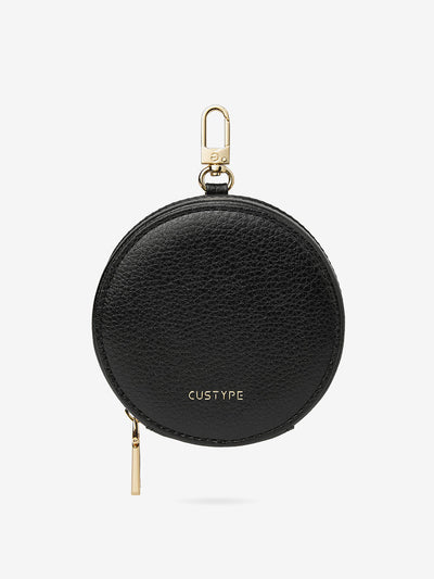 Custype Its Me-Lychee Set Crossbody iPhone case with round bag in black-3