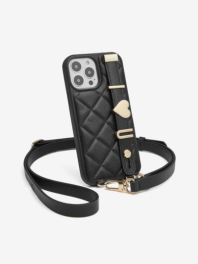 Custype Passion DIY iphone Case with crossbody strap in black-6