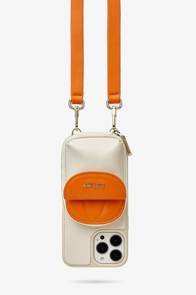 Unique basketball Cap Phone Case iPhone Cover Case Wallet Pouch Orange